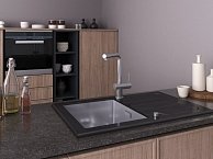 Кухонная мойка   ZorG GS 7850 черный
