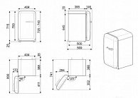 Холодильник Smeg FAB5LPG5