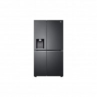 Холодильник с морозильником LG GC-L257CBEC Черный GC-L257CBEC