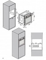 Электрический духовой шкаф с функцией готовки на пару ZorG Technology BE12 black