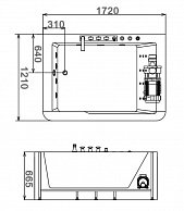 Ванна Gemy G9226 B