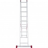 Лестница двухсекционная алюминиевая Новая высота NV222 2х 9 серия