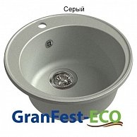 Мойка кухонная GranFest Quarz GF-Z08  серый