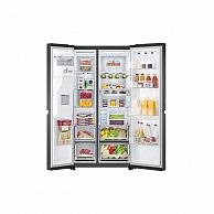 Холодильник с морозильником LG GC-L257CBEC Черный GC-L257CBEC