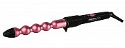 Электрощипцы д/завивки волос Scarlett SC-HS60498  черный с розовым