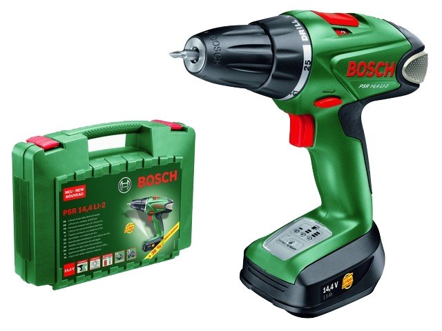 

Дрель-шуруповерт Bosch PSB 14,4 LI-2 в чем. (0603982408), PSB 14,4 LI-2 в чем. (0603982408)
