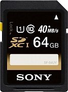 Карта памяти Sony SDHC UHS-I U1 класс 10 64GB (SF64UYT)