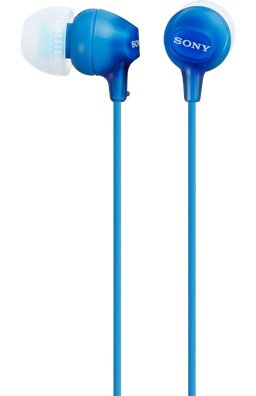 Наушники Sony MDR-EX15LP blue