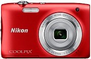 Цифровая фотокамера NIKON COOLPIX S2900  красный