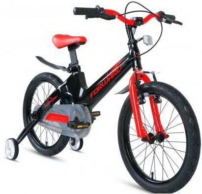 Детский велосипед Forward   Cosmo 18 2.0 2020/ RBKW0LMH1016 (черный/красный)