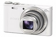 Цифровая фотокамера Sony Cyber-shot DSC-WX300 белая