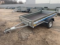 Прицеп Кремень стандарт плюс 2,5*1,56 с бортом 31 см с тентом 70 см