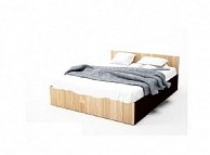 Двуспальная кровать SV-мебель Эдем 5 К 160х200 дуб венге/дуб сонома