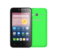 Мобильный телефон Alcatel 5010D (PIXI 4) черный +задняя крышка UV Green (зеленая)