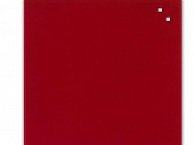 Стеклянная маркерная доска  NAGA   (10720)   Red  45x45