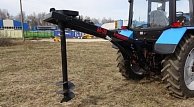 Ямокопатель навесной БЛ-120 с приводом от ВОМ