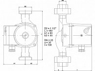 Циркуляционный насос IMP PUMPS GHN 25/70-180