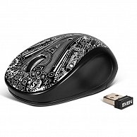 Мышь SVEN RX-360 Wireless Mouse Black USB