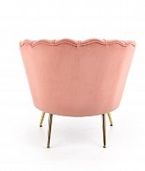 Кресло Halmar Amorinito Золотой, Розовый