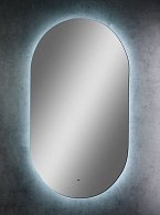 Зеркало Континент Fleur LED 600х1000 ореольная теплая подсветка и Б/К сенсор