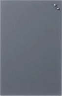 Стеклянная маркерная доска NAGA   (10510)   Grey  40x60