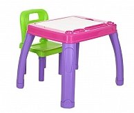 Комплект детской мебели Pilsan Столик со стульчиком PINK/Малиновый