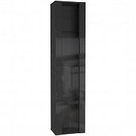 Шкаф навесной НК Мебель Point тип-41 черный/черный глянец 71774453