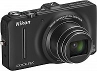 Цифровая фотокамера NIKON Coolpix S9300 черная
