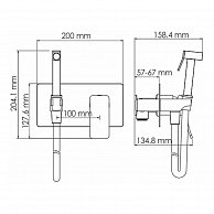 Смеситель Wasserkraft  Aller 10638 хром