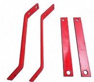 Тяга навески (Кронштейн крепления) к Почвофрезе 1GQN-160 красн./180М (компл. 4 шт.)