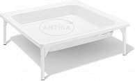 Душевой поддон ВИЗ ANTIKA 90*90*15 с подставкой