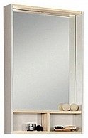 Зеркальный шкаф Акватон Йорк  55 белый глянец, ясень фабрик
