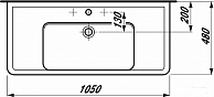 Умывальник Laufen PRO 813958  105x48