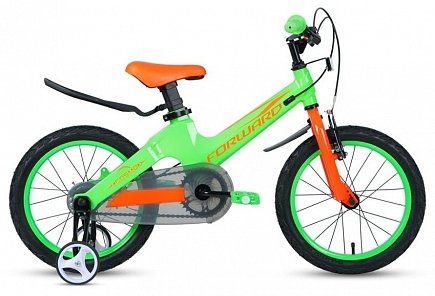 Детский велосипед Forward Cosmo 16 2.0 2020 зеленый (RBKW0LMG1018)