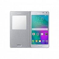 Чехол Samsung EF-CA500BSEGRU (S View A500 ) for Galaxy A5 silver