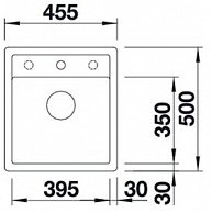 Мойка Blanco Dalago 45 кофе (517165)