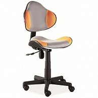 Кресло компьютерное Signal Q-G2  оранжево/серое