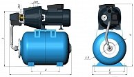 Насос Unipump Auto Jet 100 S (нерж.) 92102