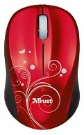 Мышь Trust Vivy Wireless Mini Mouse - Red Swirls 17355