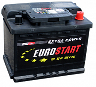 Аккумулятор Eurostart 55Ah (R+) о.п.