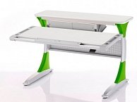 Регулируемый стол-парта  Comf-Pro Harvard Desk  (белый дуб/зелёный)