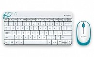 Набор клавиатура + мышь Logitech Wireless Desktop MK240 White