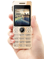 Мобильный телефон Vertex  D512  металлический-золото