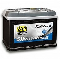 Аккумулятор ZAP SILVER PREMIUM 80Ah (580 35)