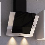 Вытяжка  Zorg Technology  Titan 750 (50 M) ( нержавейка + стекло черное)