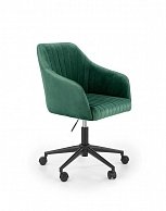 Кресло компьютерное Halmar FRESCO темно-зеленый/черный