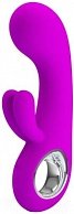 Baile BI-014507 Перезаряжаемый вибратор Pretty Love Valentine пурпурный с клиторальной стимуляцией