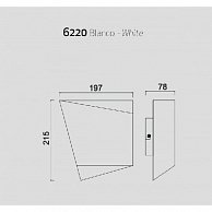 Настенный светильник Mantra Asimetric 6220