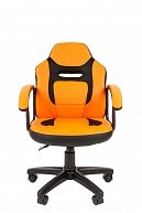 Компьютерное кресло CHAIRMAN Kids 110 черный/оранжевый  (00-07049365)