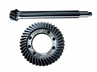 Шестерня коническая ведущая/ведомая заднего моста Уралец 224 /Xingtai 224 (10/41Т; L=325 мм.)